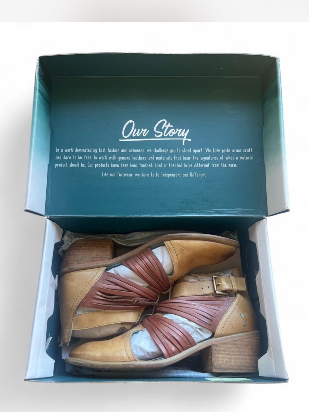 Roan by Bed Stu Tan & Brown Leather Women's Ankle Booties